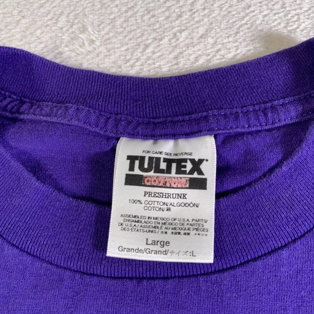 Vintage Albuquerque New Mexico Shirt Mens Large Purple Balloon Tultex 90s USA - Picture 3 of 7